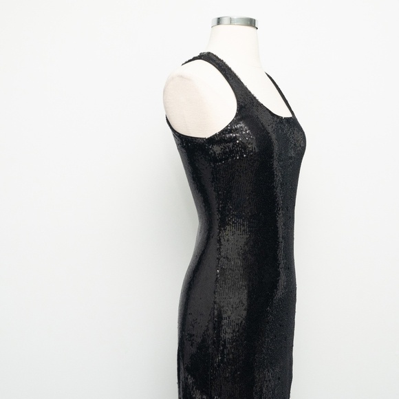 MICHAEL Michael Kors. Solid Sequin Midi Dress. - Picture 11 of 14